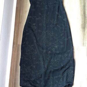 Rampage Black Floral Maxi Dress